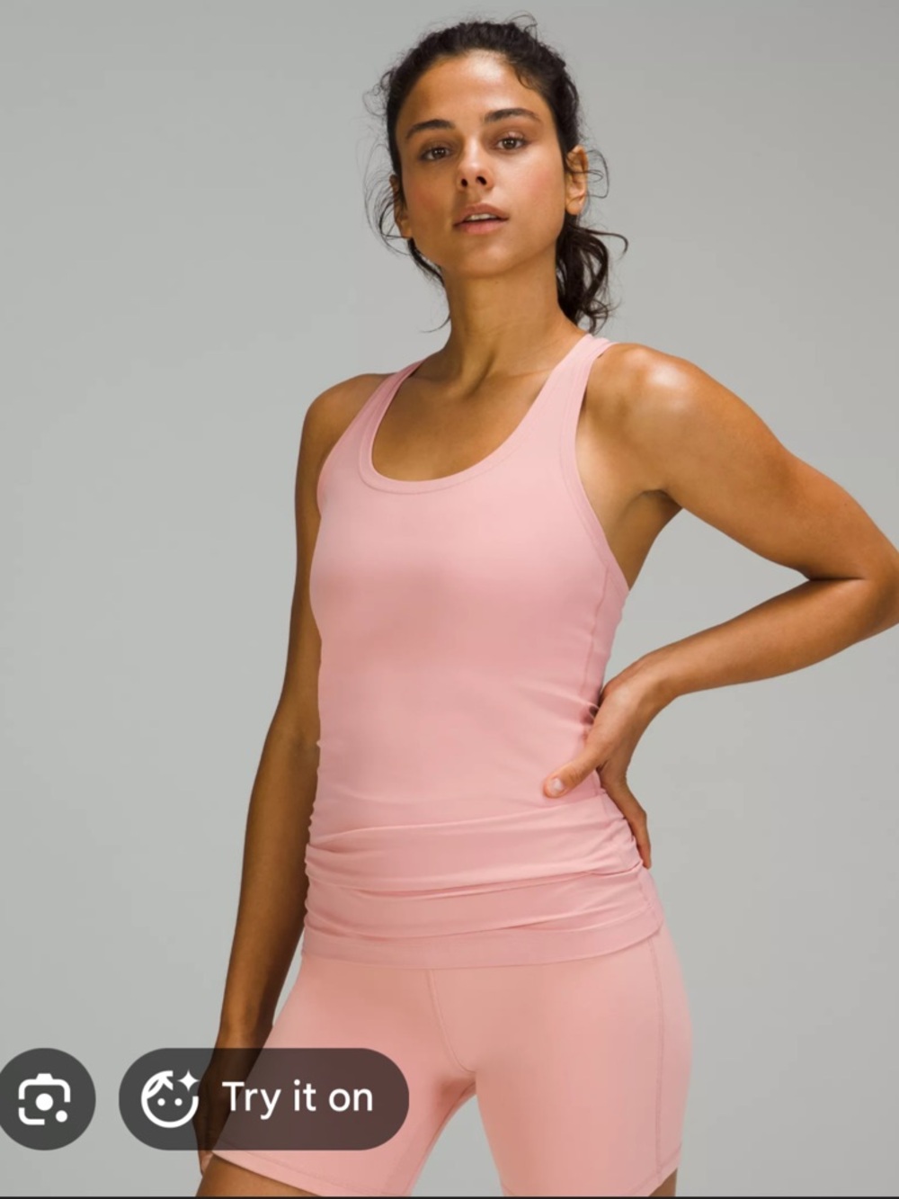 Lululemon cool racerback tank short in pink NEW WITH TAGS